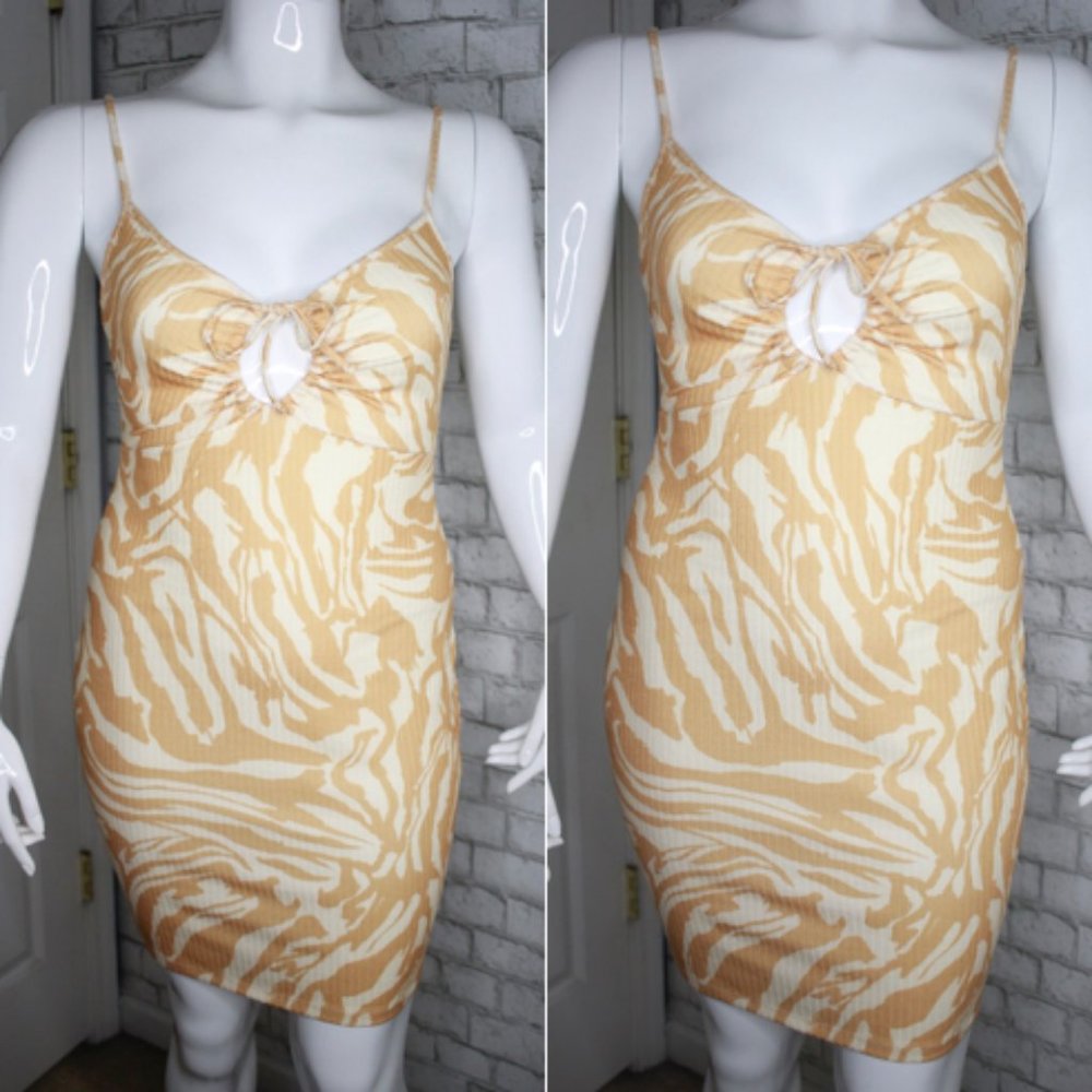 Y2K Aesthetic Marigold Dress